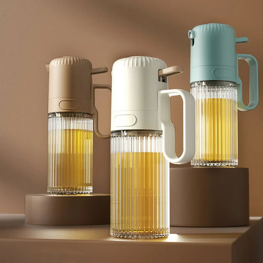 Leak-Proof Glass Oil Spray Bottle for Easy Cooking