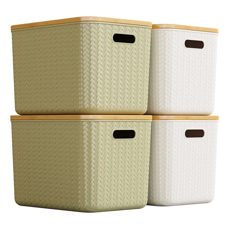 Minimalist Bamboo Storage Box – Stylish Organizer for Home