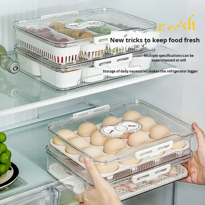 Smart Fridge Fresh Food Organizer Storage Containers