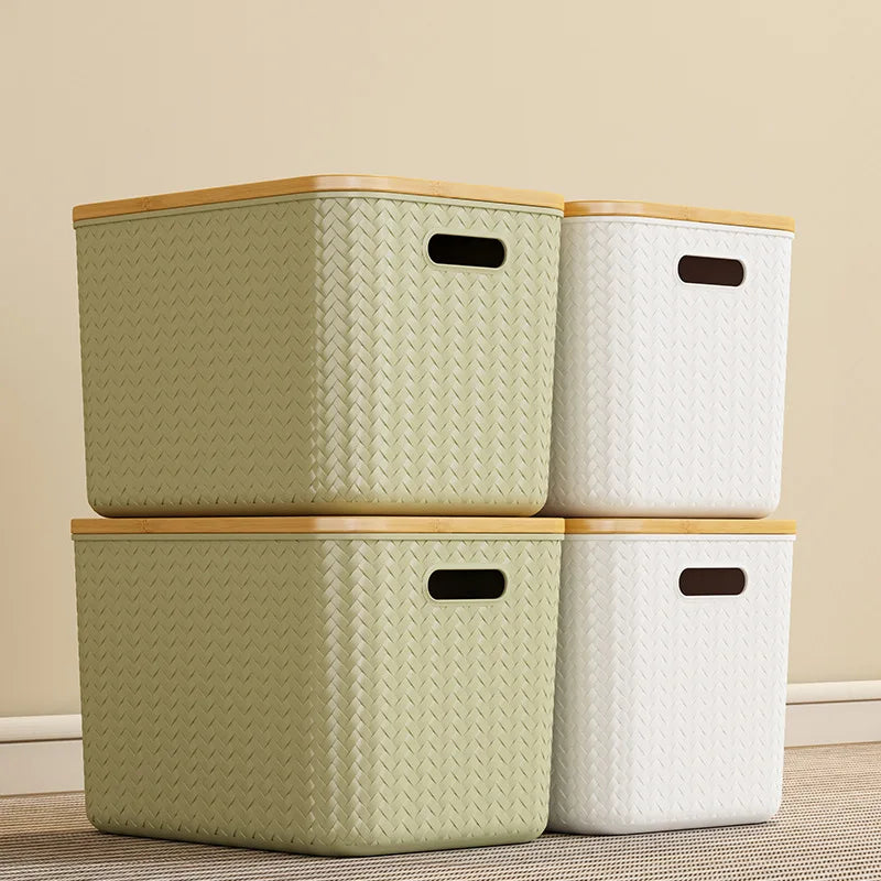 Minimalist Bamboo Storage Box – Stylish Organizer for Home