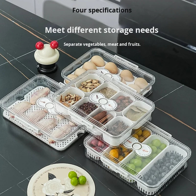 Smart Fridge Fresh Food Organizer Storage Containers